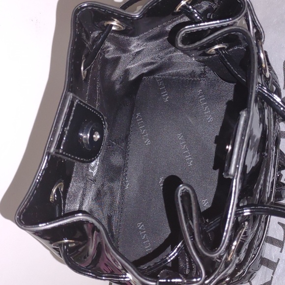 ❤️Relisted NWT Killstar Aloha From Hell Black Bucket Bag with Dustbag - Picture 9 of 12